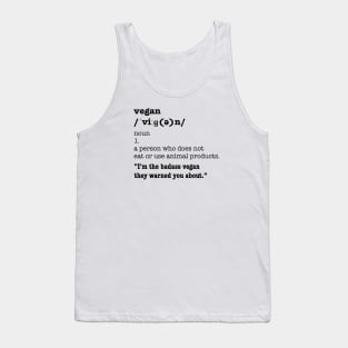 Vegan Definition Tank Top